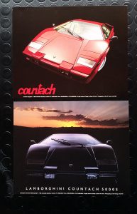 Brochure Countach USA