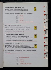 Libretto di vendita e assistenza Ferrari 1984 (2)