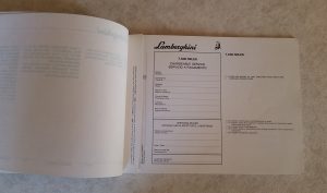 Libretto tagliandi Countach - US version (2)
