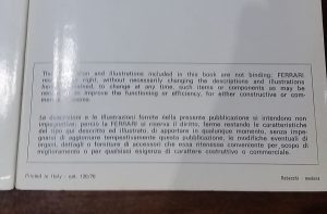 Libretto uso manut Dino 308 GT4 (2)