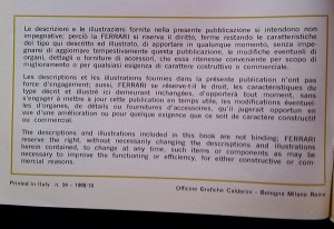 Libretto uso manut Ferrari Daytona 365 GTB 4 (4)