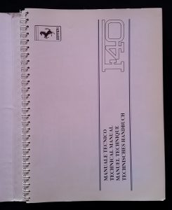 Libretto uso manut Ferrari F40 (3)