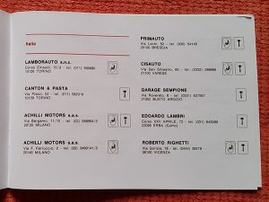 libretto concessionario Lamborghini giallo (2)