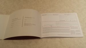 libretto tagliandi Ferrari 8 cilindri rosso (USA) (2)